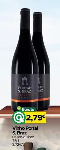 Supermercados Preços Baixos Vinho Portal S. Braz Reserva Tinto promoção