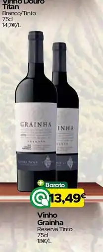 Supermercados Preços Baixos Vinho Grainha Reserva Tinto promoção