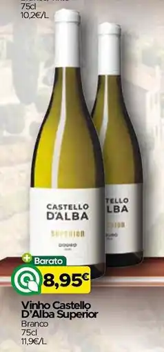 Supermercados Preços Baixos Vinho Castello D'Alba Superior Branco promoção