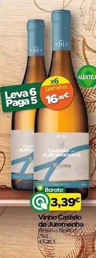 Supermercados Preços Baixos Vinho Castelo da Juromenha Reserva Branco promoção
