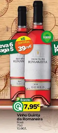 Supermercados Preços Baixos Vinho Quinta da Romaneira Rosé promoção