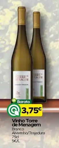 Supermercados Preços Baixos Vinho Torre de Menagem Branco promoção