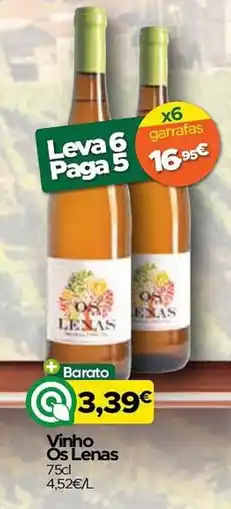 Supermercados Preços Baixos Vinho Os Lenas promoção
