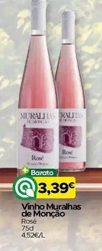 Supermercados Preços Baixos Vinho Muralhas de Monção Rosé promoção