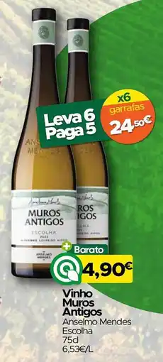 Supermercados Preços Baixos Vinho Muros Antigos Anselmo Mendes promoção