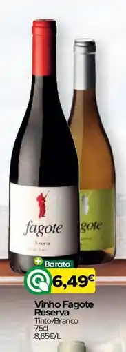 Supermercados Preços Baixos Vinho Fagote Reserva promoção