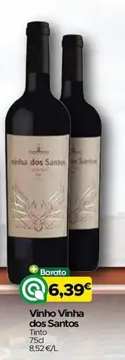 Supermercados Preços Baixos Vinho Vinha dos Santos promoção