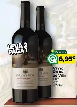 Supermercados Preços Baixos Vinho Barão de Vilar promoção