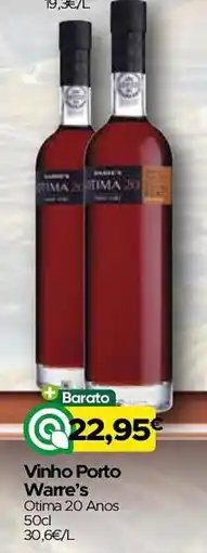 Supermercados Preços Baixos Vinho Porto Warre's Otima 20 Anos promoção
