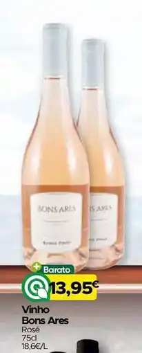Supermercados Preços Baixos Vinho Bons Ares Rosé promoção