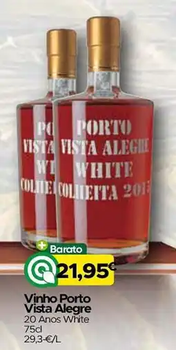 Supermercados Preços Baixos Vinho Porto Vista Alegre 20 Anos White promoção