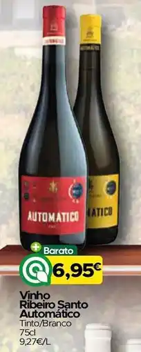 Supermercados Preços Baixos Vinho Ribeiro Santo Automático promoção