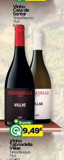 Supermercados Preços Baixos Vinho Taboadella Villae promoção