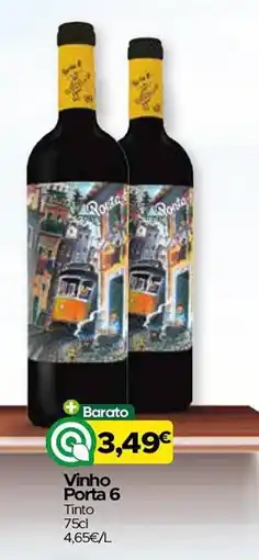 Supermercados Preços Baixos Vinho Porta 6 promoção