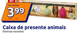 Action Caixa de presente animais promoção