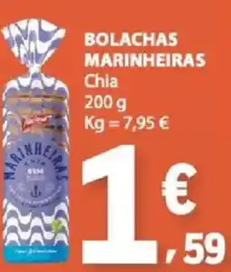 E.Leclerc Bolachas marinheiras chia promoção
