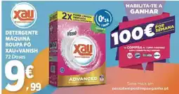 E.Leclerc Detergente máquina roupa pó xau+vanish promoção