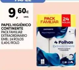 Continente Bom dia Papel higiénico continente promoção