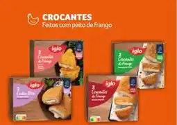 Auchan Crocantes feitos com peito de frango iglo promoção