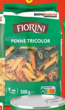 Intermarché Penne tricolor fiorini promoção