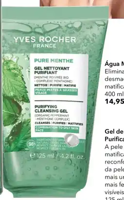 Yves Rocher Gel de limpeza purificante promoção