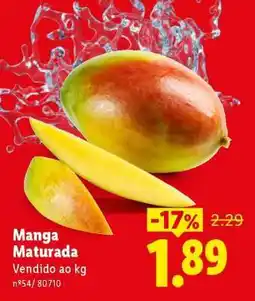 Lidl Manga Maturada promoção