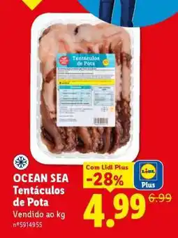 Lidl Ocean Sea Tentáculos de Pota promoção
