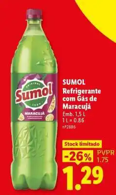 Lidl Sumol promoção