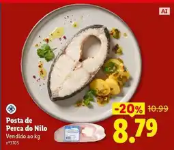 Lidl Posta de Perca do Nilo promoção
