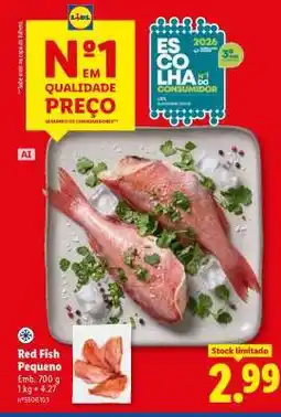 Lidl Red Fish Pequeno promoção
