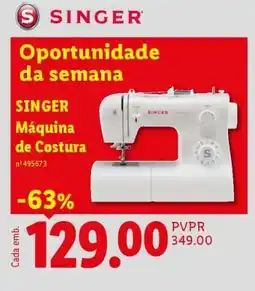 Lidl SINGER Máquina de Costura promoção