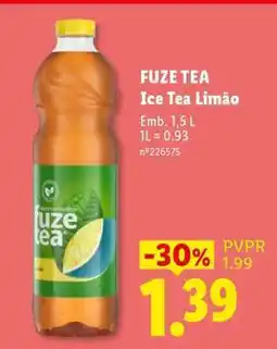 Lidl Fuze Tea promoção