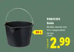 Lidl PARKSIDE Balde promoção