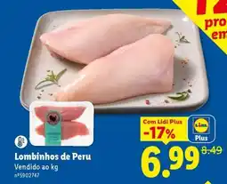 Lidl Lombinhos de Peru promoção