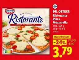Lidl DR. OETKER Ristorante Pizza Mozzarella promoção
