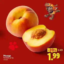 Lidl Pêssego promoção