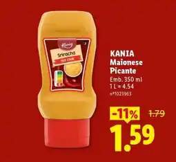 Lidl KANIA Maionese Picante promoção