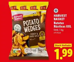 Lidl Harvest Basket Batatas Rústicas XXL promoção