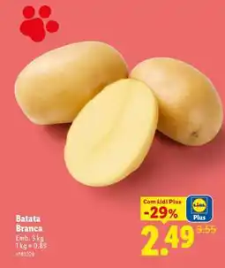 Lidl Batata Branca promoção