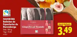 Lidl FAVORINA Bolinhos de Especiarias da Nuremberga promoção