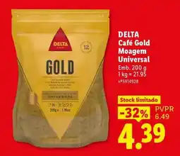 Lidl DELTA Café Gold Moagem Universal promoção