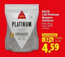 Lidl DELTA Café Platinum Moagem Universal promoção