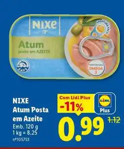 Lidl NIXE Atum Posta em Azeite promoção