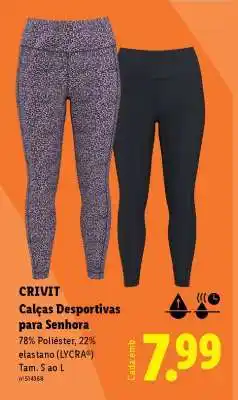 Lidl CRIVIT Calças Desportivas para Senhora promoção