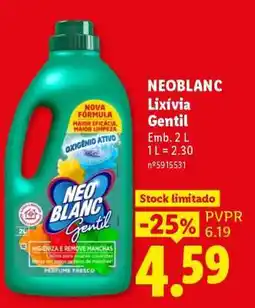 Lidl NEOBLANC Lixívia Gentil promoção