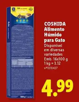 Lidl COSHIDA Alimento Húmido para Gato promoção