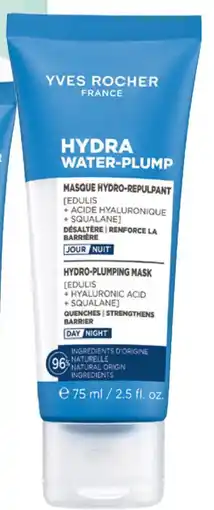 Yves Rocher Máscara Hidro-Preenchimento promoção