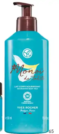 Yves Rocher Leite Nutritivo para o Corpo promoção
