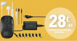 E.Leclerc Carregador notebook universal promoção