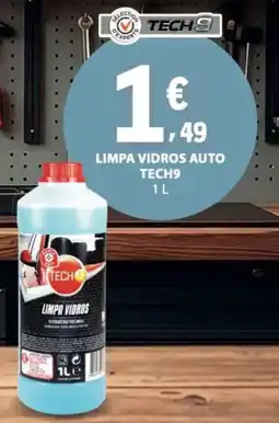 E.Leclerc Limpa vidros auto tech9 promoção